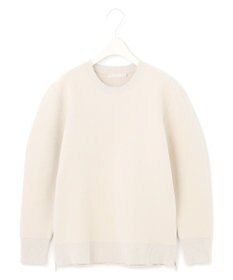 ICB L 【洗える】コットンシェニール コクーンスリーブニット