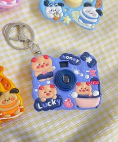 WEGO ぷっくりアニマルトイカメラキーホルダー