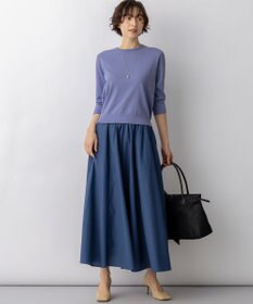 23区 L 【先行予約】プレミアムビオコットン クルーネック ニット