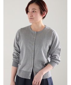 Te chichi 14G綿ポリクルーカーディガン