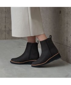 MODE ET JACOMO <carino>【レイン・スノー対応】ウエッジヒールショートブーツ
