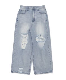 WEGO スーパーバギーダメージデニムパンツ