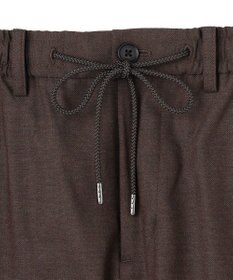 JOSEPH HOMME 新素材【ストレッチ/ウエストゴム仕様】ウール混キャリーマンストレッチ ドロスト付ストレートパンツ / HOVE