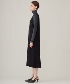 ICB 【洗える】 パウダリーチュール ハイネックトップス