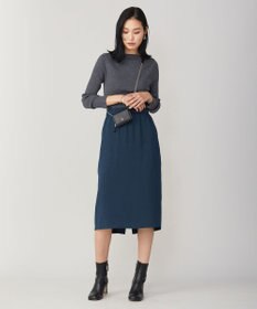 ICB 【洗える】エクストラファインメリノリブ ボートネックニット