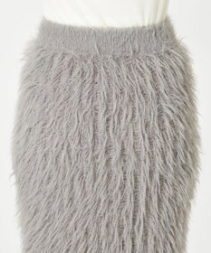 NAVE 【ReNAVE・洗える】メルティーシャギーニット スカート