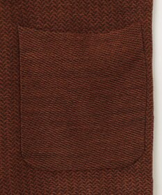 JOSEPH ABBOUD 【驚きの軽量ウール】KARLKARL ヘリンボーン柄 ニットジャケット