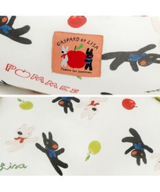 PET PARADISE リサとガスパール 接触冷感 カドラー 《リンゴ柄》 丸型 M 小型犬