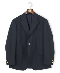 J.PRESS MEN 【KING SIZE】【定番 / 不朽の名作】ペピンメリノトロピカル ブレザー / 金釦 / 3B / 背抜き / Authentic-Fit ネイビー系