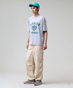 J.PRESS MEN 【J.PRESS ORIGINALS】【UNISEX】Cotton Jersey CRST Logo T-shirt