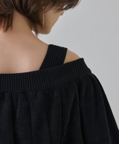 GRACE CONTINENTAL バルーンモールカットカーディガン