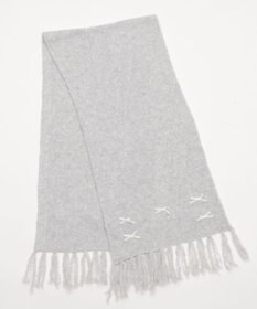 WEGO ベロアリボンニットストール