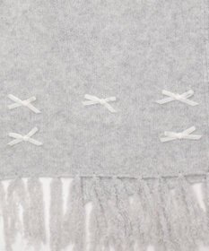 WEGO ベロアリボンニットストール