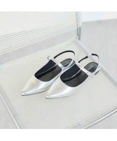 MODE ET JACOMO <noyau>ポインテッドトゥバックベルトパンプス