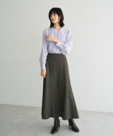 YECCA VECCA タックデザインブラウス