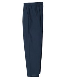 Green Parks 綿麻混タックテーパードパンツ