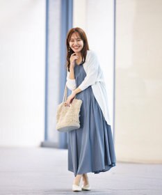 Tiaclasse 【洗える】サイドギャザーワンピース