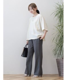 AMERICAN HOLIC 接触冷感　衿リブブラウソー