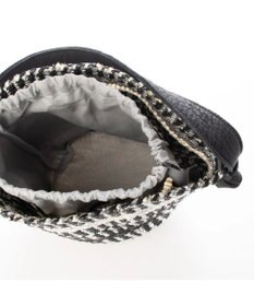 UNBILLION perche プラスティックサイザル×姫路レザー手提げトートバッグ