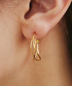 Tiaclasse 【金属アレルギー対応】　ワイヤーフープピアス