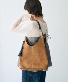 YECCA VECCA チャーム付き2wayショルダーバッグ