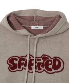 WEGO 【ユニセックス着用ITEM】ジャガードグラフィックパーカー