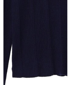 earth music&ecology 袖パールハイネックリブプルオーバー