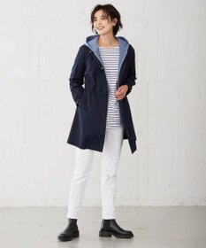 J.PRESS LADIES S ベーシックジャージー ボーダー ロングＴシャツ カットソー