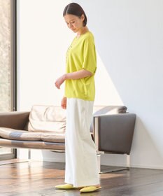 自由区 【好評につき新色追加・9色展開・洗える・XSサイズあり】クレープストレッチドルマン ニット