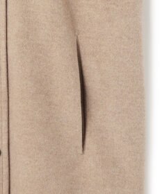 BEIGE， 【VERY NaVY12月号掲載】LABBOCK / ウール混ラグランステンカラーコート