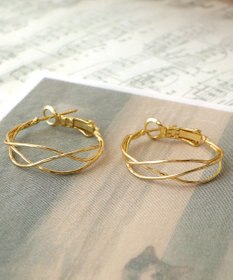 Tiaclasse 【金属アレルギー対応】　ワイヤーフープピアス