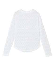 earth music&ecology フラワーレースプルオーバー