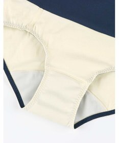 une nana cool 綿ベア天竺 カラーブロッキング サニタリーショーツ