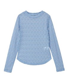 earth music&ecology フラワーレースプルオーバー