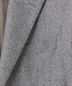 GOTAIRIKU 【DELFINO】ナポリジオメトリックツイード ジャケット_グレー