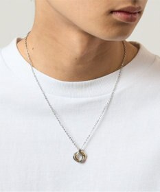 WEGO ミニトリプルリングチェーンネックレス