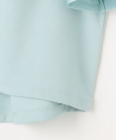 ANY SIS ゆるVネックチュールフリル袖 プルオーバー