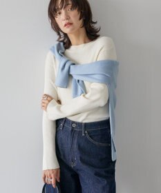 AMERICAN HOLIC バイパチリブモックネックニットプルオーバー