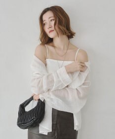 WEGO 【カップ付き】接触冷感なちゅ盛れ2WAYカップインキャミ