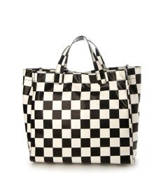 UNBILLION カシュカシュ cachecache / ソフトエナメルスクエア手提げトート