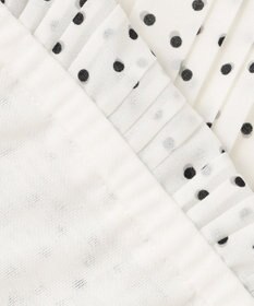 自由区 L 【洗える】ロイヤルシフォンドット柄 ブラウス