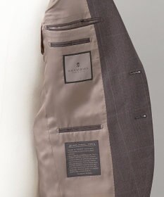 GOTAIRIKU 【ZEGNA/ゼニア】ISLANDFLEECE/アイランドフリース 3ピーススーツ（ブラウン×格子）