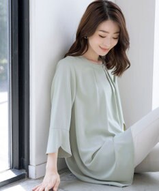 Tiaclasse L 【洗える】花びらスリーブチュニック