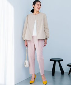 組曲 【WEB限定】パフスリーブ スウェットライクトップス