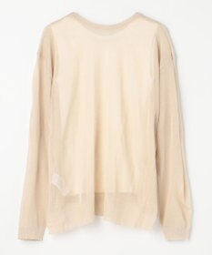 ANY L 【2SET】シアーロゴニット×タンクトップセット