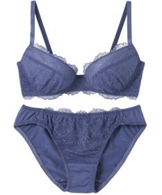 AMPHI ブラジャー ショーツセット まる胸メイク 推し活・推し事応援 Aカップあり 【ブラショーツセット】 上下セット ブラ BBJ201 アンフィ／ワコール