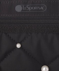 LeSportsac MINI DUFFLE W PEARLS/ブラックパール