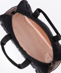 LeSportsac MINI DUFFLE W PEARLS/ブラックパール