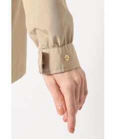 DAKS フーデッドライトタフタブルゾン