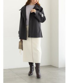 Te chichi メルトンジャージーナロースカート